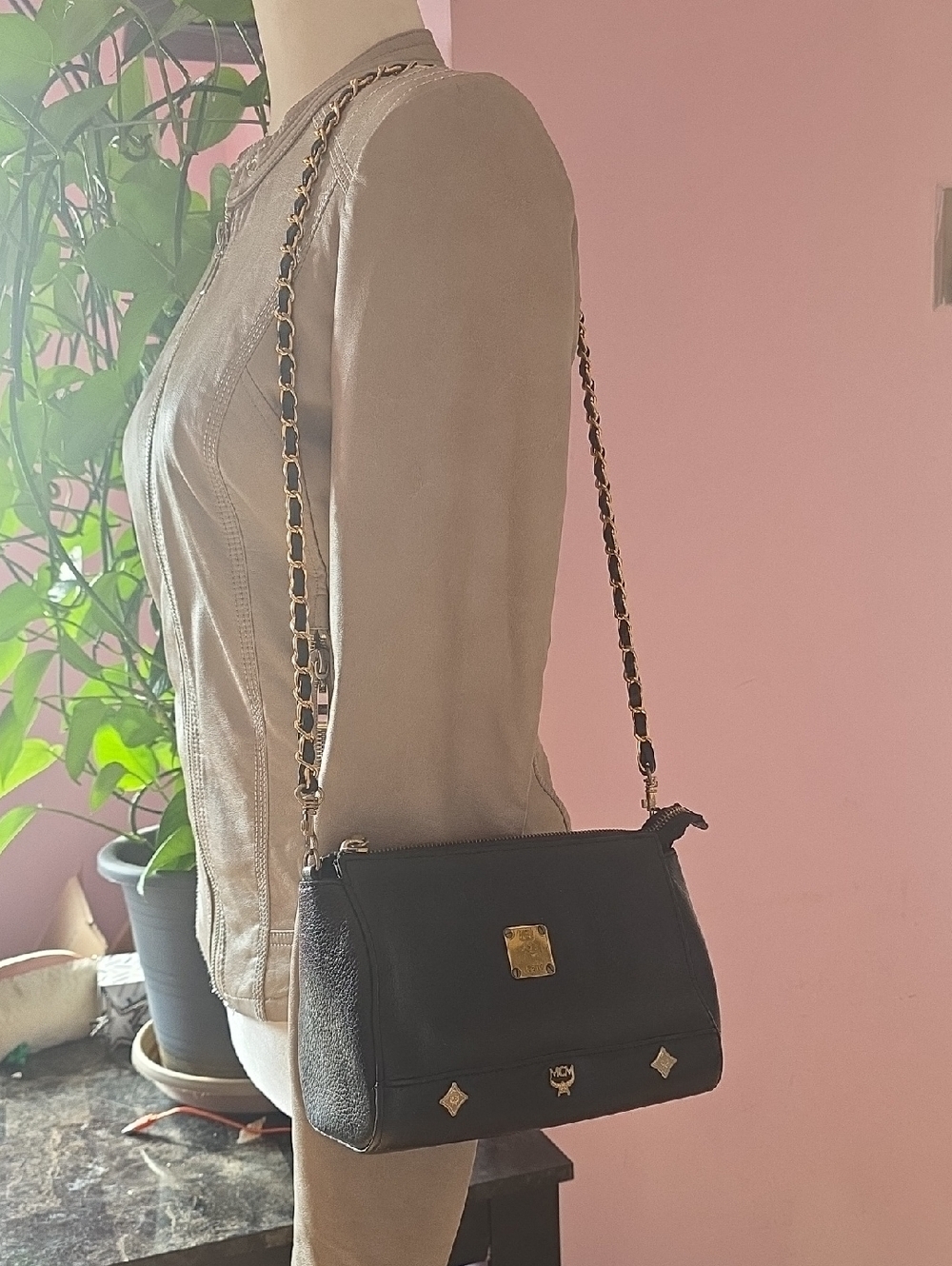 MCM CLASSIC MINI SHOULDER BAG